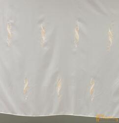 (2 méret 2 szín) Hímzett voila függöny Monza 14 Fehér Narancs 290 cm+ózs