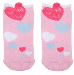  Yo! Baby 3D-s frottír zokni 3-6 hó - szívecskés