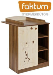  Faktum Makaó komód zsiráf minta+ toldalék komódhoz - szilva/juhar