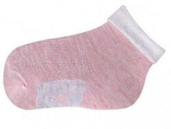  Yo! Baby pamut zokni 6-9 hó - korall/szürke