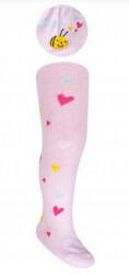 Yo! Baby pamut harisnyanadrág (92-98) - rózsaszín méhecskés