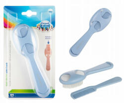  Canpol hajkefe + fésű szett - kék - babastar - 1 971 Ft