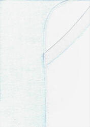  Baby Shop matracvédő lepedő - 70*140 cm - világos kék - babastar