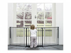  Baby Dan Flex L térrács 90-223 cm - fekete