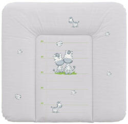  Ceba Baby puha pelenkázó lap 75*72 cm - szürke zebra