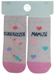  Yo! pamut zokni 1 db 17/19 - rózsaszín/mintás