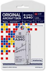 Aviationtag SAS - Airbus A340 - LN-RKG Grey