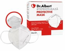 Dr. Albert Set 10 buc, Masca protectie respiratorie, impotriva particulelor, FFP2, MPR 1200, fara valva, Dr. Albert