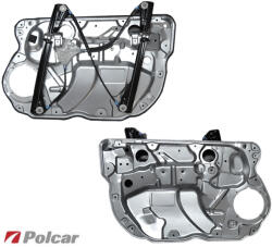 Polcar Mecanism ridicare geam Volkswagen Polo 9N 5 usi 2001-2005 stanga electrica, electrica Kft Auto (9526PSG9)