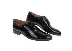 Rovi Design Pantofi barbati eleganti negri din piele naturala lacuita - MOD1NLAC (MOD1NLAC)