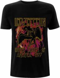 NNM tricou stil metal bărbați Led Zeppelin - Black Flames - NNM - RTLZETSBBLA