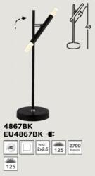 Searchlight EU4867BK Wands, Asztali lámpa
