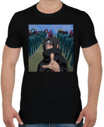 printfashion Itachi X Squid Game - Férfi póló - Fekete (5488487)