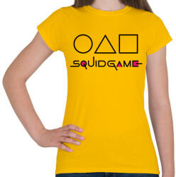 printfashion SQUID GAME soldiers - Női póló - Sárga (5480232)