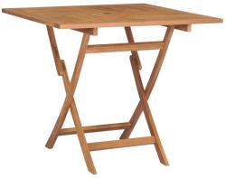vidaXL Сгъваема градинска маса 85x85x76 см тиково дърво масив (47419)