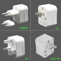  Комплект адаптери за контакт за повече от 150 държави Travel Adapters