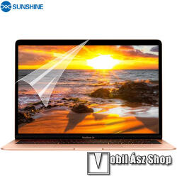 SUNSHINE Hydrogel TPU laptop képernyővédő fólia - Ultra Clear, ÖNREGENERÁLÓ! - 1db, a teljes képernyőt védi! - APPLE MacBook Air 13 (2018)