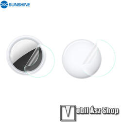 SUNSHINE Hydrogel TPU AirTag védő fólia - 1szett / 2db - első és hátsó - Ultra Clear, ÖNREGENERÁLÓ! - a teljes felületét védi! - Apple AirTag