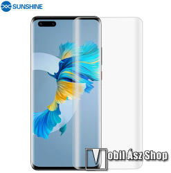 SUNSHINE Hydrogel TPU képernyővédő fólia - Ultra Clear, ÖNREGENERÁLÓ! - 1db, a teljes képernyőt védi - HUAWEI Mate 40 Pro 5G / Mate 40 Pro Plus 5G / Mate 40 RS Porsche Design
