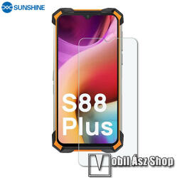 SUNSHINE Hydrogel TPU képernyővédő fólia - Ultra Clear, ÖNREGENERÁLÓ! - 1db, a teljes képernyőt védi - Doogee S88 Plus