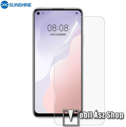 SUNSHINE Hydrogel TPU képernyővédő fólia - Ultra Clear, ÖNREGENERÁLÓ! - 1db, a teljes képernyőt védi - HUAWEI Honor 30 / nova 7 5G
