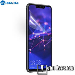 SUNSHINE Hydrogel TPU képernyővédő fólia - Ultra Clear, ÖNREGENERÁLÓ! - 1db, a teljes képernyőt védi - HUAWEI Mate 20 Lite / Maimang 7 / nova 3 / nova 3i / P Smart+
