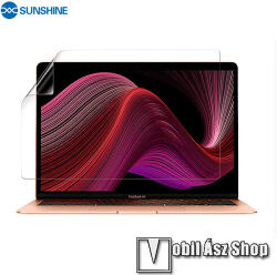SUNSHINE Hydrogel TPU laptop képernyővédő fólia - Ultra Clear, ÖNREGENERÁLÓ! - 1db, a teljes képernyőt védi! - APPLE MacBook Air 13 (2020)