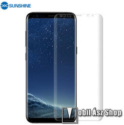 SUNSHINE Hydrogel TPU képernyővédő fólia - Ultra Clear, ÖNREGENERÁLÓ! - 1db, a teljes képernyőt védi - SAMSUNG Galaxy S8 (SM-G950)