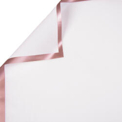 Rose gold keretes fólia ív 58 x 58cm, 20db - Fehér (GE58-01)