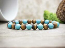 R. M. ékszer A vadonban vegyes ásvány karkötő (5817-RM-17)