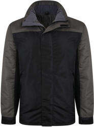 Kam Jeanswear Haina Impermeabila De Ploaie Padded Neagra, Din Polyester - 2xl, 3xl, 4xl, 5xl, 6xl, 7xl