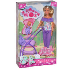 Simba Toys Steffi Love - Steffi baba lila babakocsival (1057330671)