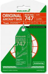 Aviationtag EVA Air - Boeing 747 - B-16411 Green