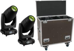 EUROLITE Set 2x DMH-300 CMY Moving-Head + Case - dj-sound-light