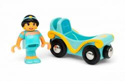 BRIO Prințesa Disney Jasmine și căruță (OLP102233359) Trenulet