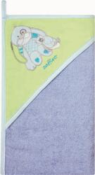 Womar Zaffiro Prosop de baie cu gluga imprimeu velur 80 x 80 cm Womar Zaffiro AN-OW-01 (AN-OW-01_Albastru/Verde) Prosop