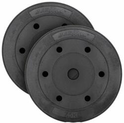 MAXXIVA Súlytárcsa szett 2 x 7, 5 kg cement (ZFF38004) Súlytárcsa