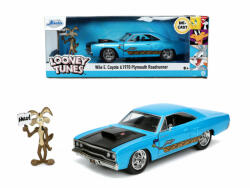 Simba Toys Looney Tunes Road Runner Set Masinuta Metalica 1970 Plymouth Scara 1: 24 Si Figurina Wile E Coyote (253255028) - drool