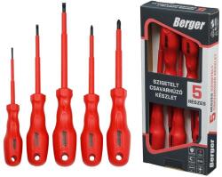 Berger VDE szigetelt csavarhúzó készlet 5r. SL+PH CrV (040302-0154) - szerszamplusz