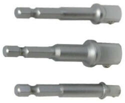 Z-TOOLS bit adapter dugókulcshoz készlet 3r. 1/4"+3/8"+1/2" CrV (040101-0211) - szerszamplusz
