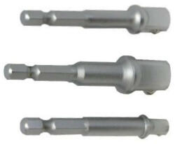 Z-TOOLS bit adapter dugókulcshoz készlet 3r. 1/4"+3/8"+1/2" CrV (040101-0211)