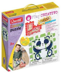 Quercetti Play Creativo - Állatos fűzős puzzle (2835)