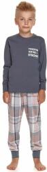DN Nightwear Lasse fiúpizsama, sötétszürke, 110/116