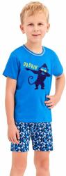 Taro Damian fiúpizsama, kék, majmos