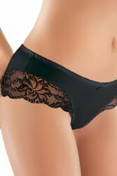 Ewana 64 csipkés bugyi, fekete, S