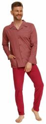 Taro Richard gombos férfi pizsama, piros