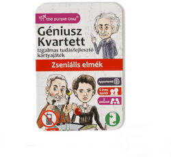  Géniusz Kvartett: Zseniális elmék - ismeretterjesztő kártyajáték