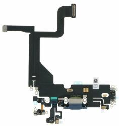 tel-szalk-19295706 Apple Iphone 13 Pro töltőcsatlakozó port, flexibilis kábel / töltő csatlakozó flex kék (tel-szalk-19295706)
