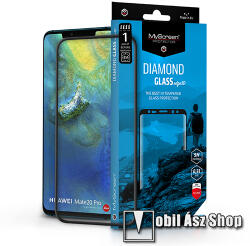 MyScreen HUAWEI Mate 20 Pro, MYSCREEN DIAMOND GLASS EDGE3D üvegfólia, 9H, Full cover, Fekete