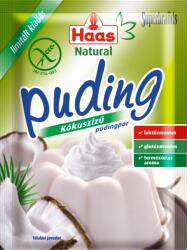 Haas natural pudingpor kókuszízű 40 g